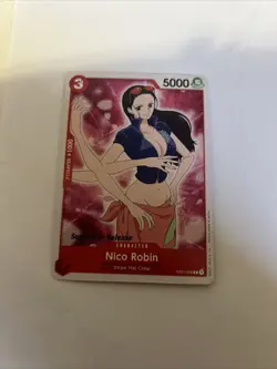 EXACT CARD PICTURE One Piece TCG Straw Hat ST01-008 Nico Robin Super Pre-Release - Image 1