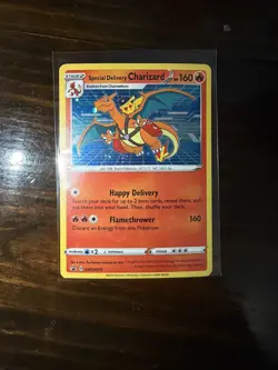 NM Special Delivery Charizard SWSH075 Sword & Shield Promo - Pokemon Card - Image 1