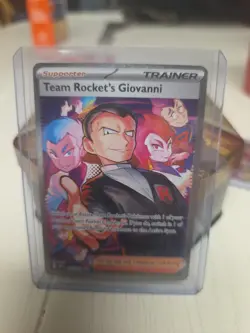 Team Rocket’s Giovanni 238/182 SIR Destined Rivals Pokemon Card NM - Image 1