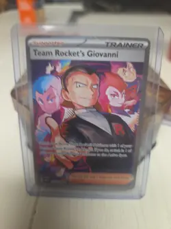 Team Rocket’s Giovanni 238/182 SIR Destined Rivals Pokemon Card NM - Image 3