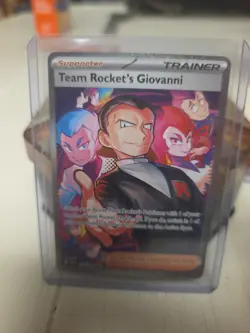 Team Rocket’s Giovanni 238/182 SIR Destined Rivals Pokemon Card NM - Image 4