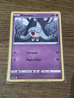 Hatenna 2025 McDonald's Happy Meal Pokemon Promo Card 005/015 NM - Image 1