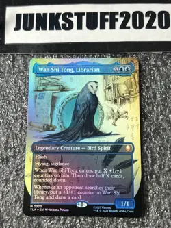 Wan Shi Tong, Librarian Borderless FOIL MTG Avatar The Last Airbender MINT 320 - Image 1