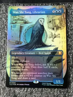 Wan Shi Tong, Librarian Borderless FOIL MTG Avatar The Last Airbender MINT 320 - Image 2