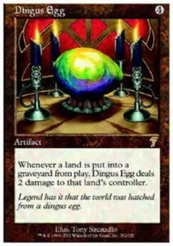 Dingus Egg - Foil PL/MP, English MTG 7th Edition - Image 1