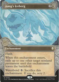 Aang's Iceberg (Showcase) R Avatar: The Last Airbender 336 NM MTG - Image 1