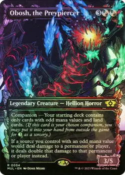 MTG - Obosh, the Preypiercer - Showcase - Foil - Multiverse Legends - Magic - Image 1