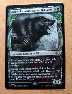 Mtg Magic: Blutpranke, Schrecken von Qal Sisma / Goreclaw, Terror of Qal Sisma - Image 1