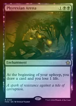 Phyrexian Arena (Foil) (FDN) Foundations - NM - Image 1