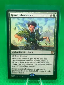MTG - GIANT INHERITANCE - Wilds of Eldraine Com (R) - Image 1