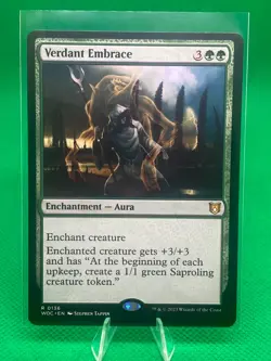MTG - VERDANT EMBRACE - Wilds of Eldraine Com (R) - Image 1
