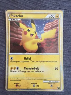 Pokemon Pikachu TCG World PW Collection 2010 English, LP Condition USA - Image 1