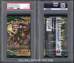 POKEMON | EVOLVING SKIES | BOOSTER PACK | UMBREON | PSA 7 - Image 3