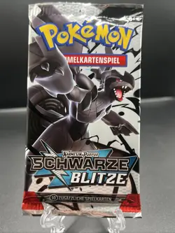 Pokemon Karmesin & Purpur Schwarze Blitze Booster Deutsch Repack - Image 1