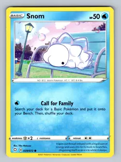 Snom 029/072 Common Shining Fates NM Pokemon TCG - Image 1