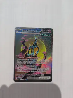 Pokemon Iron Crown ex Temporal Forces 206/162 Special Illustration Rare TCG🔥💎 - Image 3