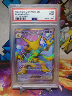 Alakazam ex 188/165 PSA 9 - Pokemon 151 - MINT - Fast Free Shipping! - Image 1