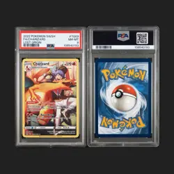 2022 POKEMON SWORD & SHIELD LOST ORIGIN #TG03 FULL ART/CHARIZARD PSA 8 - Image 2