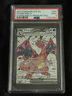 Pokemon Charizard EX 2023 Premium Collection Promo #056 PSA 9 - Image 1