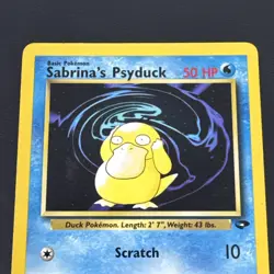 Pokemon Sabrina's Psyduck 99/132 Gym Challenge (2000) LP - Image 2
