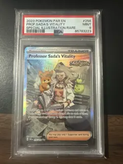 Pokemon 2023 Professor Sada's Vitality 256/182 Sv04: Paradox Rift Holo PSA 9 - Image 1