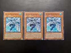 Yugioh - Elemental Hero Neo Bubbleman SOI-EN004 Common Playset x3 - Image 1