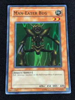 Yugioh Man-Eater Bug LOB-108 Super (LP) - Image 1