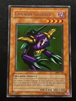 Cannon Soldier MRD-E106/106 Rare Unlimited Light Play+ Yugioh - Image 1