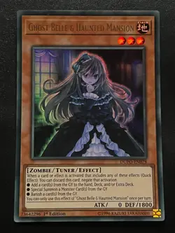 Ghost Belle & Haunted Mansion DUPO-EN078 Ultra Rare 1st Ed Near Mint Yugioh - Image 1
