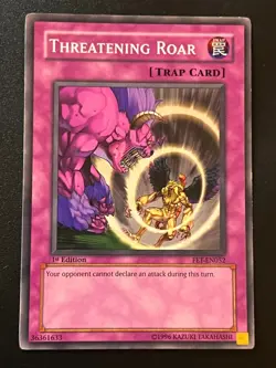 Threatening Roar FET-EN052 Common 1st Edition Near Mint Yugioh - Image 1