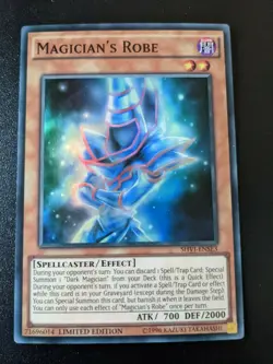 Magician's Robe SHVI-ENSE3 Super Limited Ed Very Good to Near Mint Yugioh - Image 1