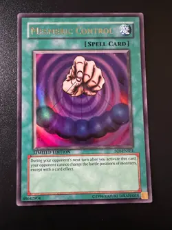 Mesmeric Control SOI-ENSE4 Ultra Rare Promo Near Mint Yugioh - Image 1
