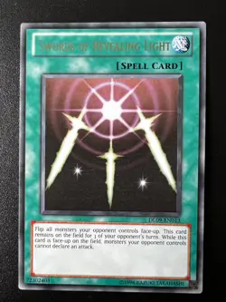 Swords of Revealing Light DL09-EN013 Green Rare Near Mint Yugioh - Image 1