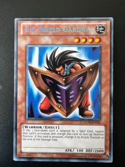 Big Shield Gardna DL09-EN004 Blue Rare Near Mint Yugioh - Image 1