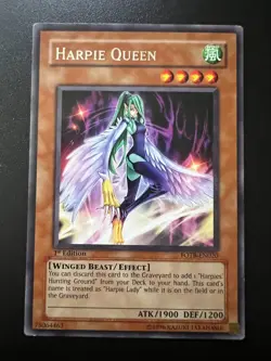 Harpie Queen FOTB-EN020 Rare 1st Edition Light Play+ Yugioh - Image 1