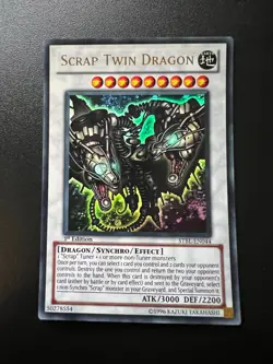 Scrap Twin Dragon STBL-EN044 Ultra Rare 1st Edition Near Mint Yugioh - Image 1