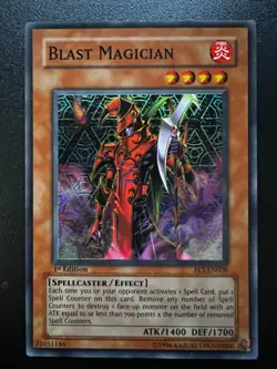 Blast Magician FET-EN020 Super Rare 1st Edition Near Mint Yugioh - Image 1