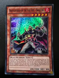 Brotherhood of the Fire Fist - Swallow CBLZ-EN027 Super 1st Light Play+ Yugioh - Image 1