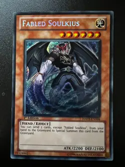 Fabled Soulkius HA03-EN004 Secret Rare 1st Edition Near Mint Yugioh - Image 1