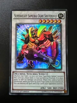 Superheavy Samurai Ogre Shutendoji CORE-EN094 Super 1st Ed Near Mint Yugioh - Image 1