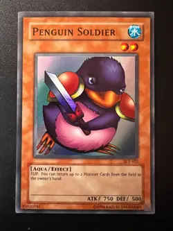 Penguin Soldier SDJ-022 Super Rare Unlimited Light Play+ Yugioh - Image 1
