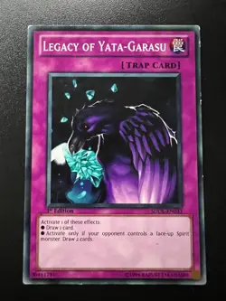 Legacy of Yata-Garasu SDDL-EN033 Common 1st Edition Light Play+ Yugioh - Image 1