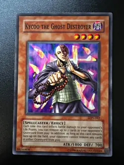 Kycoo the Ghost Destroyer LON-062 Super Rare Unlimited Near Mint Yugioh - Image 1