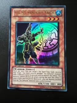 The Six Samurai - Yaichi RYMP-EN088 Ultra Rare 1st Edition Near Mint Yugioh - Image 1