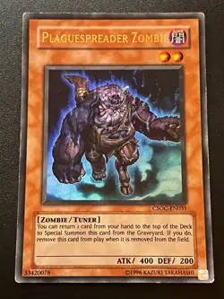Plaguespreader Zombie CSOC-EN031 Ultra Rare Unlimited Moderate Play Yugioh - Image 1