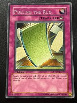 Pulling the Rug STON-EN060 Rare 1st Edition Near Mint Yugioh - Image 1