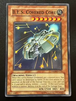 B.E.S Covered Core DR04-EN133 Super Rare Light Play+ Yugioh - Image 1