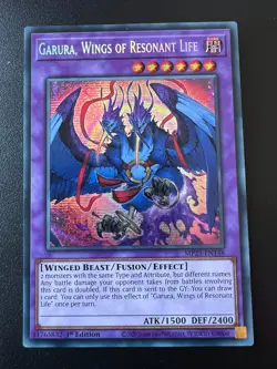 Garura, Wings of Resonant Life MP23-EN148 Secret Rare 1st Ed Near Mint Yugioh - Image 1