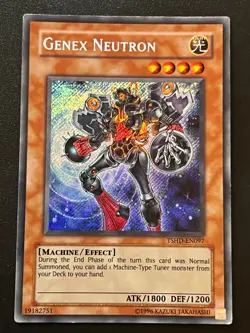 Genex Neutron TSHD-EN097 Secret Rare Unlimited Light Play+ Yugioh - Image 1