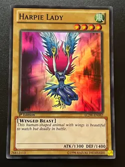Harpie Lady LCJW-EN082 Super Rare 1st Edition Near Mint Yugioh - Image 1